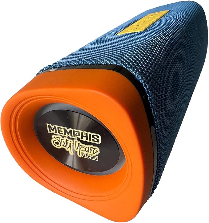 Memphis 60MFLOWBT Flow - Wireless Bluetooth & AUX Speaker, IPX7 Water Resistance, Blue - 60th Anniversary Edition