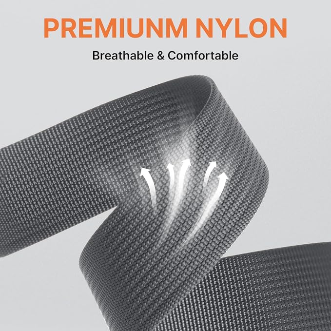 Bandletic Magnetic Nylon Band Compatible with Apple Watch Bands, Rugged Breathable Durable Replacement Straps for iWatch Ultra3/2 49mm,Series 11 10 46mm, 9/8/7 45mm, SE3/6/SE/5/4 44mm, 3/2/1 42mm