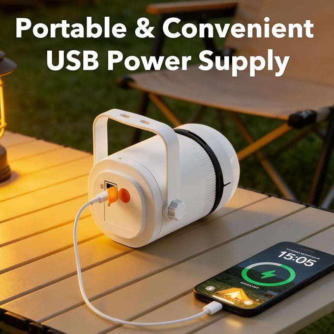 Ceiling Fan Light, Battery Operated Gazebo Fan Light with Remote, Portable Rechargeable Camping Fan Light for Outside, Wireless, for Outdoor Tent Canopy Porch Patio Greenhouse RVs Pergola
