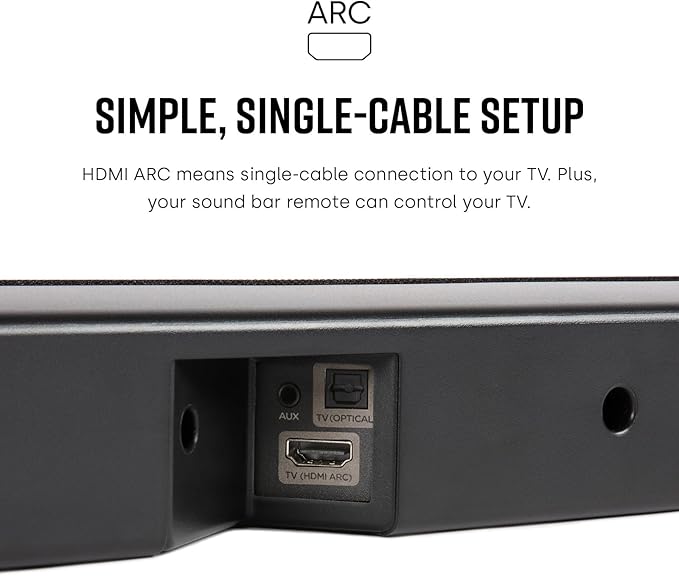 Polk Audio Signa S2 Sound Bar for Smart TV with Subwoofer, Wireless – Exclusive VoiceAdjust Technology, Ultra-Slim Design, Works with 4K & HD TVs, HDMI & Optical, Bluetooth, Wireless Streaming