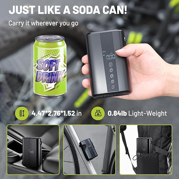 Bike Pump with Gauge,High Pressure,Floor Bicycle Pump Compatible with Presta and Schrader Valve
