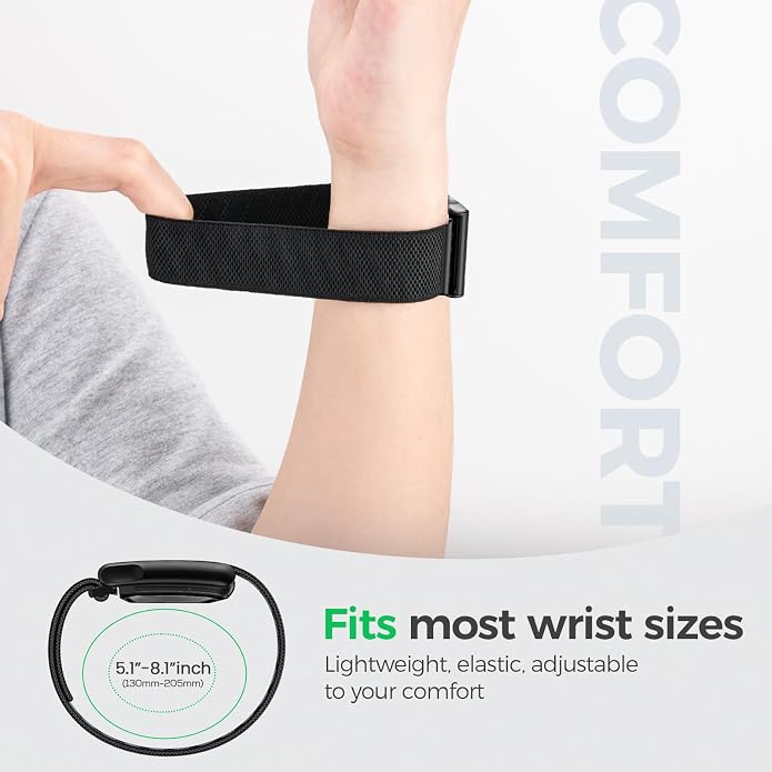 Tensea 3 Packs Nylon Sport Band Compatible with WHOOP 5.0/MG, One, Peak & Life – Breathable Loop Strap, Comfortable Wristband, Quick-Dry Replacement Watchband Accessories for Men Women, NOT for WHOOP 4.0