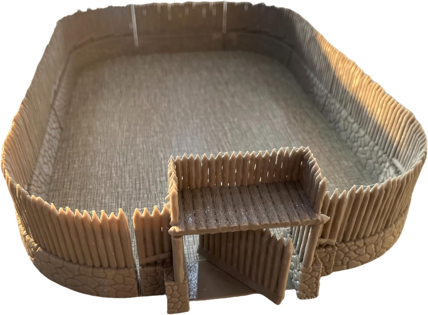 HAUTICO Tabletop RPG Village Wall Scenery and Wargame Terrain for 18mm Miniatures (Simple Edition)