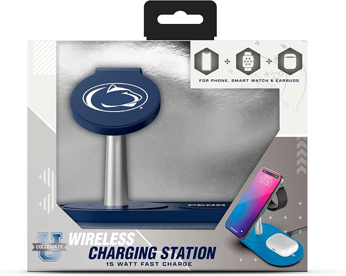SOAR Collegiate 3-in-1 Wireless Charging Station