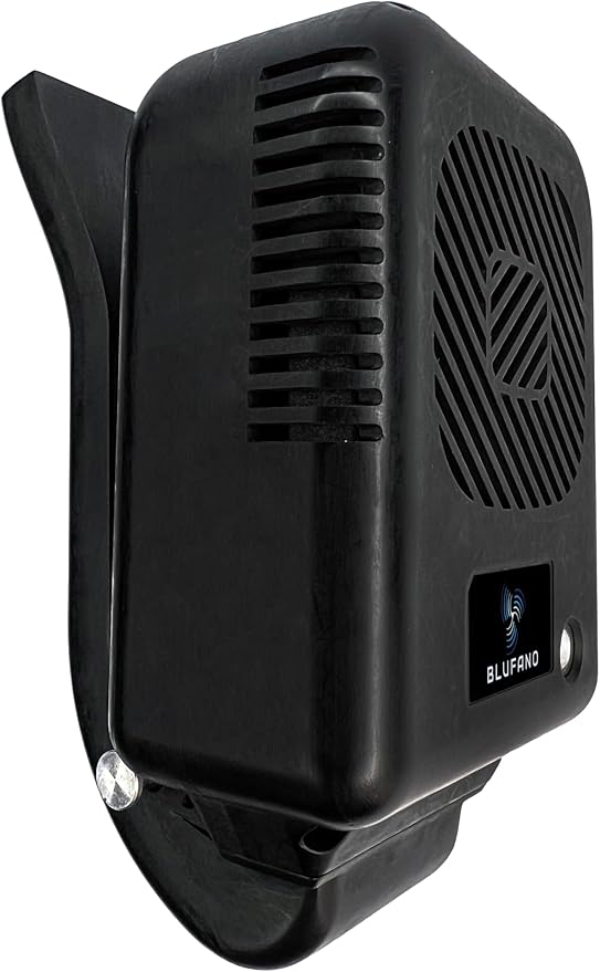 Blufano Vest Fan for Ventilation and Cooling of Body Armor, Black