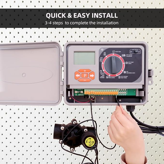 Garden Smart 11-Zone WiFi Sprinkler Controller Watering Timer Irrigation System Outdoor/Indoor