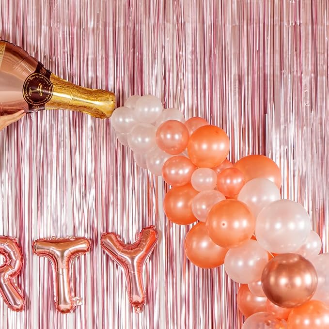 Restaurantware Balloon Arch Kit 86 Balloons, Strip, Rubber, Knot, Glue Dot Strip Balloon Decoration Set DIY Champagne Bottle Garland Assorted Colors for Party Decorations