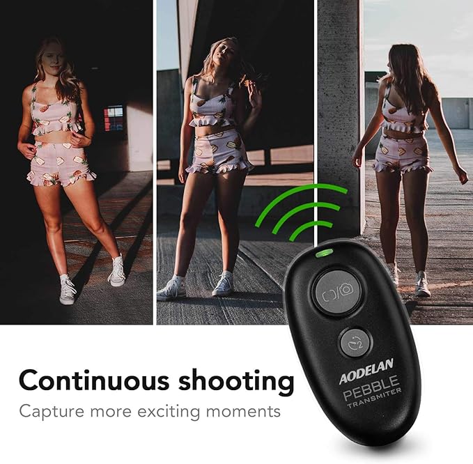 Camera Wireless Shutter Release Remote Control for Canon EOS R5 C, R3, R6, 5D, For Fujifilm GFX 50S II, for Olympus E-M1 Mark III, E-M5 III;Replaces Canon TC-80N3, RS-60E3, Fuji RR-100, Olympus RM-CB2
