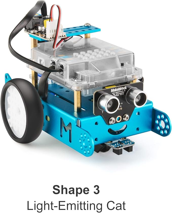 Makeblock Bundle of Pink mBot Robot Kit + Servo Pack Robot Add-on Pack