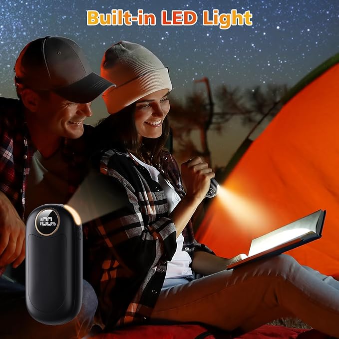 CRISLEX 4 Pack Hand Warmers with Power Bank