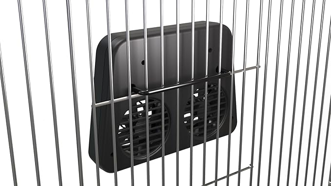Push Industries 901.903 Vortex Universal Kennel & Crate Fan - Deluxe (Extra Battery & 12V DC Charger Included)