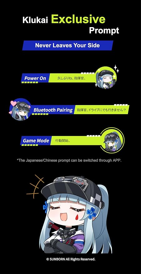 Moondrop x Girls' Frontline 2: Exilium KLUKAI TWS Planar Magnetic Driver True Wireless Noise-canceling Bluetooth Earphones