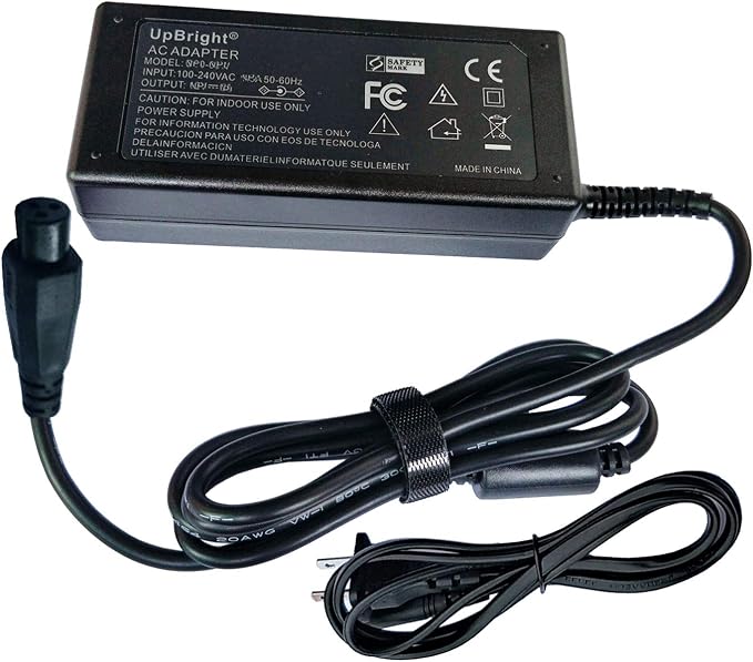 UpBright 29.4V AC/DC Adapter Compatible with Swagtron Swagboard T5 U Vibe T580 Hoverboard Smart Board 24V Electric Scooter Flypower PS65D294Y2000S FY-2942000 ABT ABT005297CUS 29.4Vdc Battery Charger