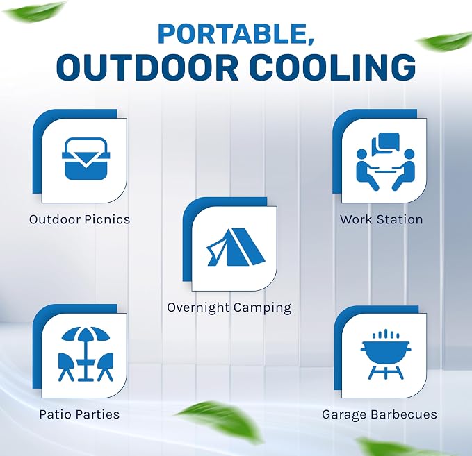 Hessaire 5300 CFM 3-Speed Portable Evaporative Cooler (Swamp Cooler) for 1600 square feet