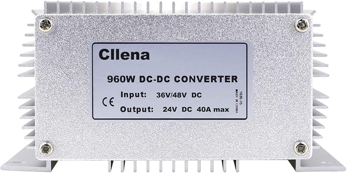 36V/48V to 24V 40A 960W DC/DC Buck Transformer, Waterproof Voltage Reducer