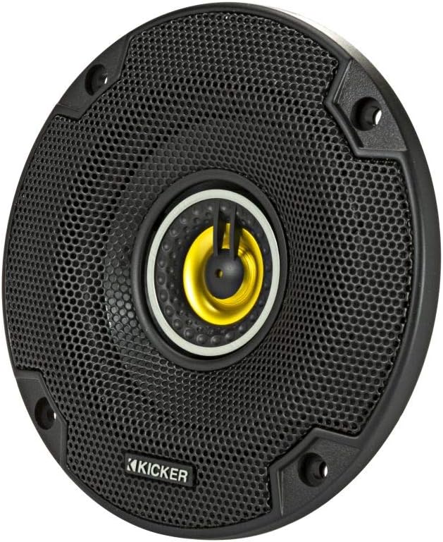 KICKER 46CSC44 CS-Series CSC4 4-Inch (100mm) Coaxial Speakers, 4-Ohm (Pair)