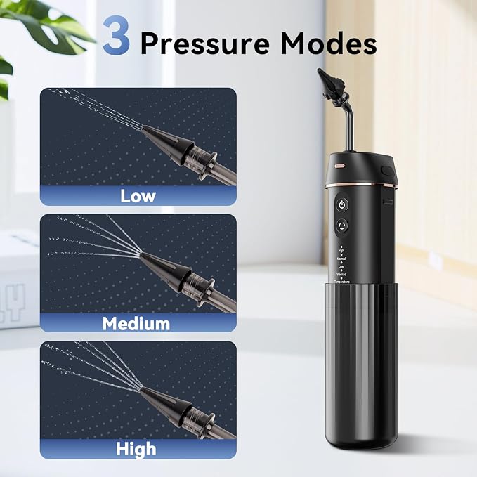 Berrcom Ear Wax Removal Kit with Sanitizing Mode & Wastewater Recovery - Electric Ear Cleaner Irrigation System, 6 Nozzles with 3 Safe Pressure Modes, One-Piece Tank IPX7 Waterproof USB-C