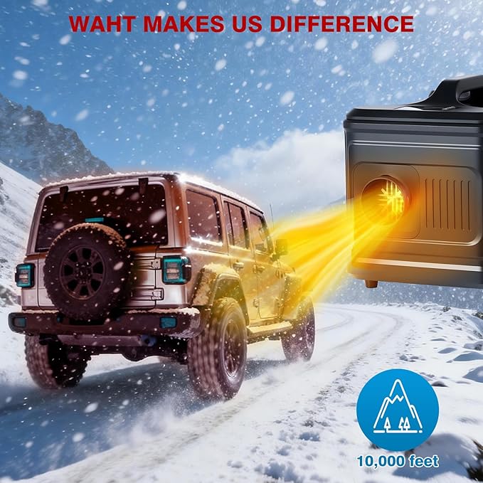 17050BTU Diesel Heater Complete Kit, 12V to 24V Wide Voltage LCD Remote with up to 8.2ft Air Duct, for Large Space Like RV, Workshop, Garage, Tent,Fast Installation (VH08 PRO)