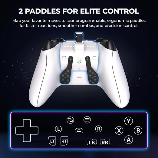 Collective Minds Strike Pack Wired Dominator for Xbox Series X|S and Xbox One – Controller Mods with Remappable Paddles, Anti-Recoil MODS, and FPS Enhancements – Precision Fit for Xbox Controllers
