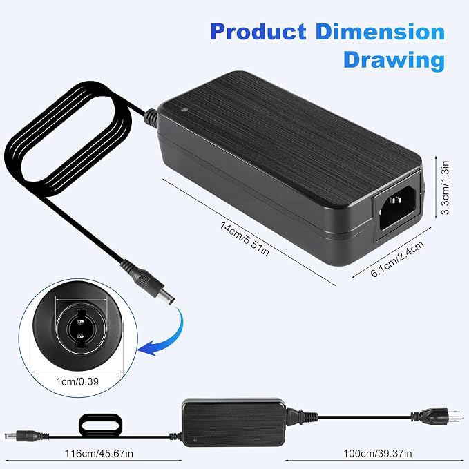48v 5amp Power Supply/fosi 48v Power supplyfor Home Audio Devices, Bluetooth Stereo Receivers, Amplifiers, Mini Hi-Fi Class D Integrated Amps