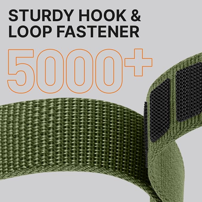 Bandletic Compatible with Apple Watch Bands for Men, Wide Soft Nylon Sport Loop with Magnetic Fidlock V-Buckle for iWatch 49mm(Ultra 3/2/1),46mm(11/10),45mm(9/8/7),44mm(SE3/SE2/SE/6/5/4),42mm(3/2/1)