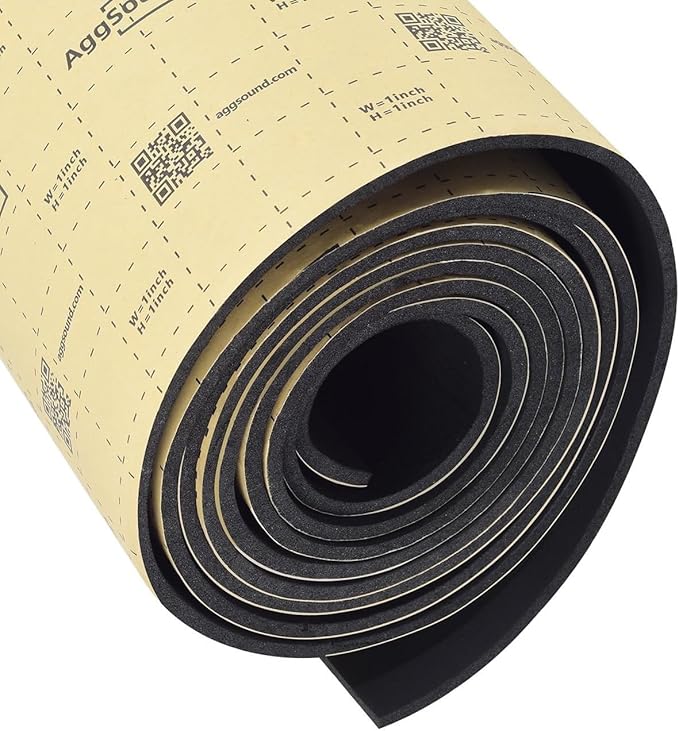 Sound Deadening Mat 157mil(4 mm) 18sqft - Car Sound Deadening Material Closed Cell Foam - Heat Insulation PE Foam Sound Deadener Material & Heat Barrier