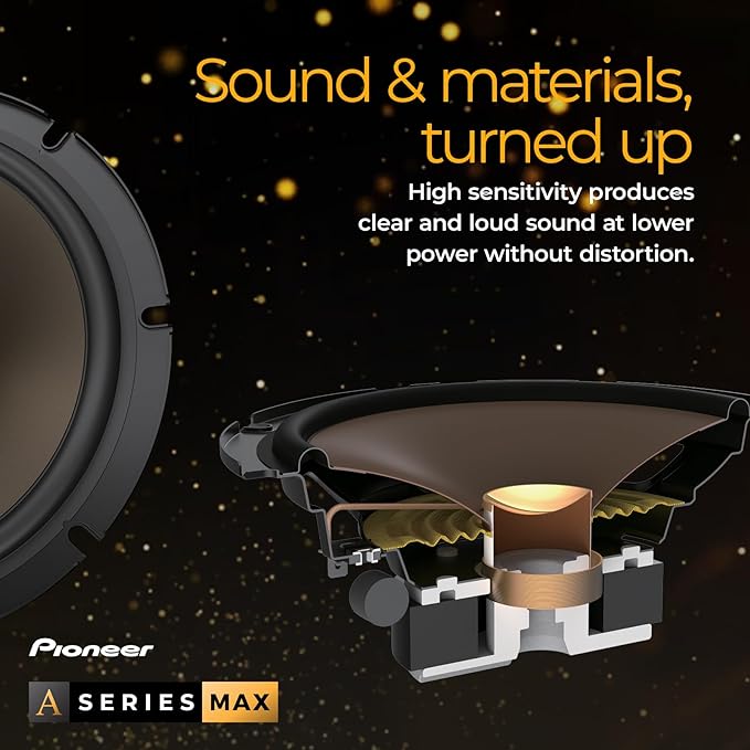 Pioneer A-Series MAX TS-A693FH 6” x 9” 2-Way Speakers (Pair) – 450W Max, Balanced Sound + Smooth Treble, Enhanced Bass, Ideal Factory Upgrade, Installation Adaptors Included