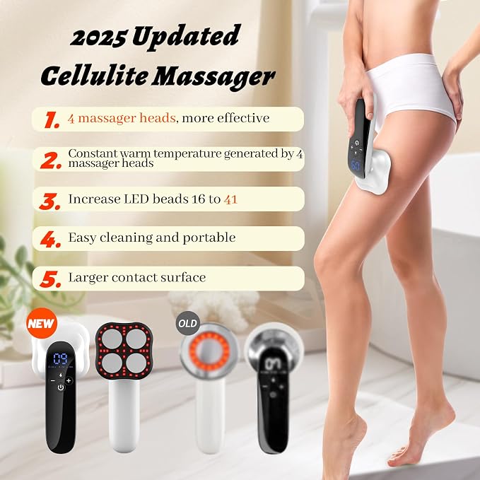 CENXIGO Body Sculpting Machine-Professional Cellulite Remover for Legs, Belly, Hip, Arm,Portable Massage Tool for Women