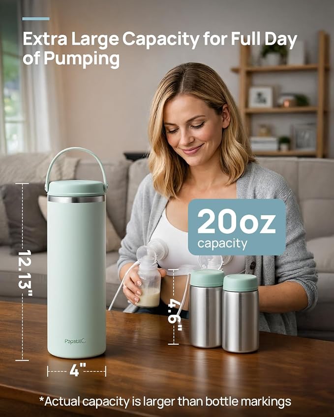 Papablic Portable Bottle Warmer & 360° Breastmilk Cooler