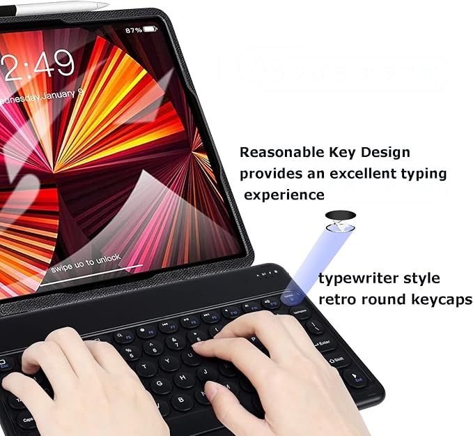 Wireless Mouse Large Angle Adjustable Ergonomic Vertical Mouse Cordless Mice for PC Laptop Computer Macbook,3600 DPI,Removable Palm Rest,RGB Light,Wireless Bluetooth Keyboard and Mouse Combo