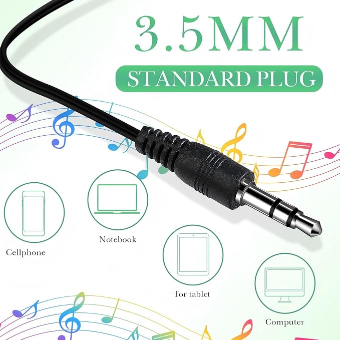 Kanayu 100 Pack Wired Earbuds Bulk for Classroom Ear Headphones Wired Basic Student Earbuds No Microphone with 3.5MM Jack for Class Laptop School Library, Individually Bagged (Green)