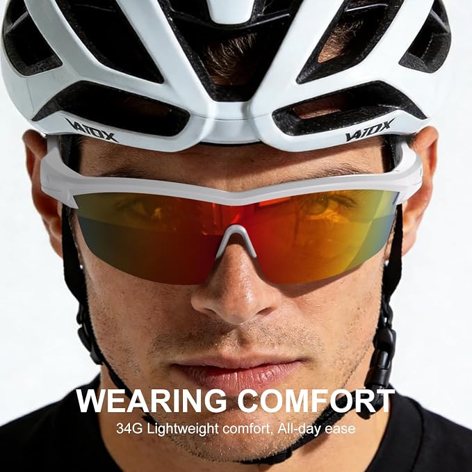 Bluetooth Audio Smart Glasses for Cycling Running Driving | Polarized Sports Sunglasses with Open-Ear Speakers, Hands-Free Calls, Voice Assistant, UV Protection, IPX5 Waterproof for Hiking Fishing