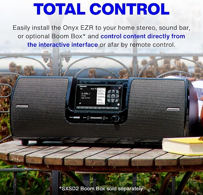 Onyx EZR Satellite Radio with Home Kit (SXEZR1H1) | SiriusXM