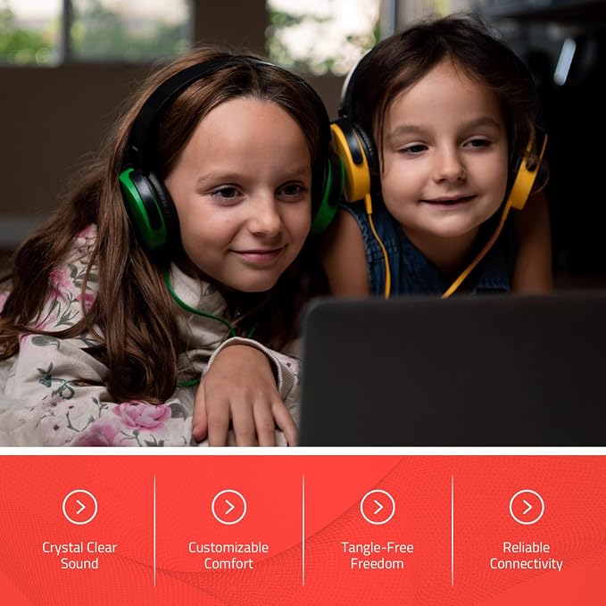 Bulk Headphones for Classroom, 12 Pack Durable Wired School Headphones for Students. Teacher Must Haves Supplies from Elementary to College (Black Color)