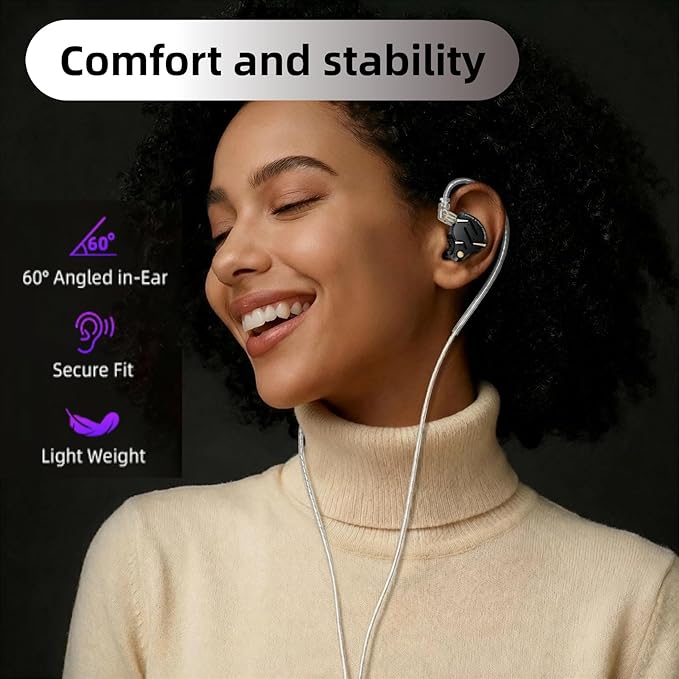 KZ ZS12 PRO 2 USB C Wired Headphones Type-C in Ear Monitor Headphone, 5BA+1DD 6 Driver Gaming Earbuds USB C Wired Earphones, HiFi Clarity Sound Immersive Bass IEMs for Gaming (USBC-with Mic, Silver)