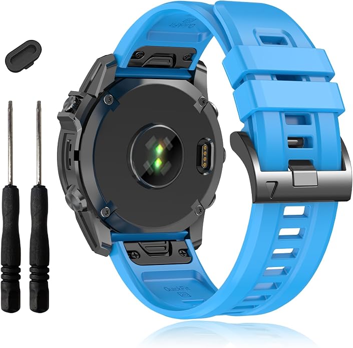EZMVZKU 26mm Easyfit Straps for Garmin Fenix 8 AMOLED/8 Pro 51mm/7X/7XPro Sapphire Solar Watchands Replacement for Fenix 6X/6X Pro/5X/5X Plus/Enduro 3/2/Quatix 8/epix Pro/Descent Mk3i/Tactix 8 51mm