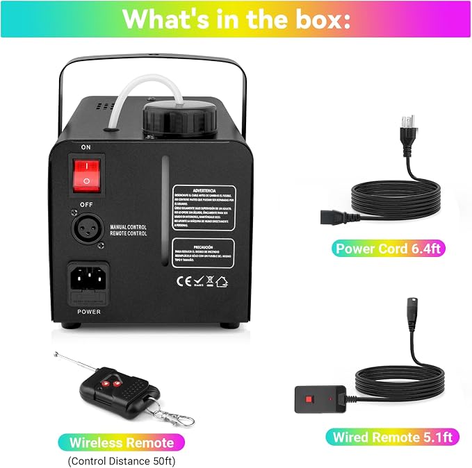 Snow Machine for Outdoor Indoor: 800W Wireless Remote Control Fake Snow Maker - No Preheating Required for Pool Parties Kids Birthday Backyard Water Fun & Events
