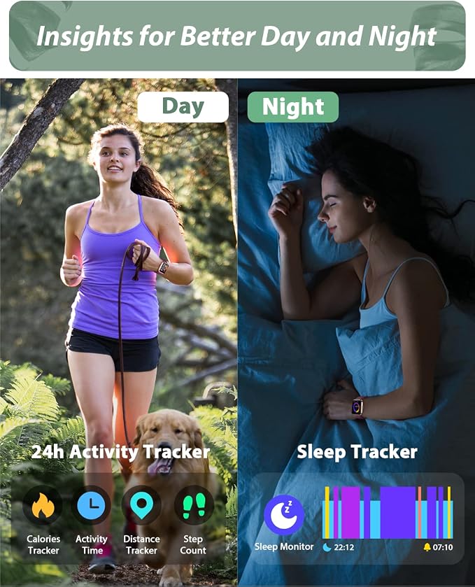 Tensky Smart Watch for Men Women(Call Receive/Dial), Alexa Built-in, 1.7" Touch Screen Fitness Tracker with Heart Rate Sleep Tracking, 60 Sports Modes, 5ATM Waterproof Smartwatch for Android iPhone