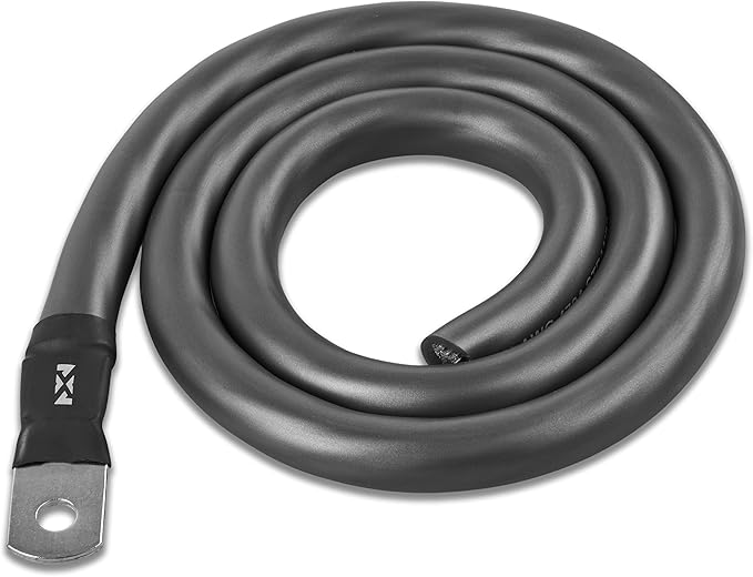 NVX True 1/0 Gauge AWG 100% OFC Complete Amplifier Wiring Kit with 2-Channel RCA Cable - XKIT02