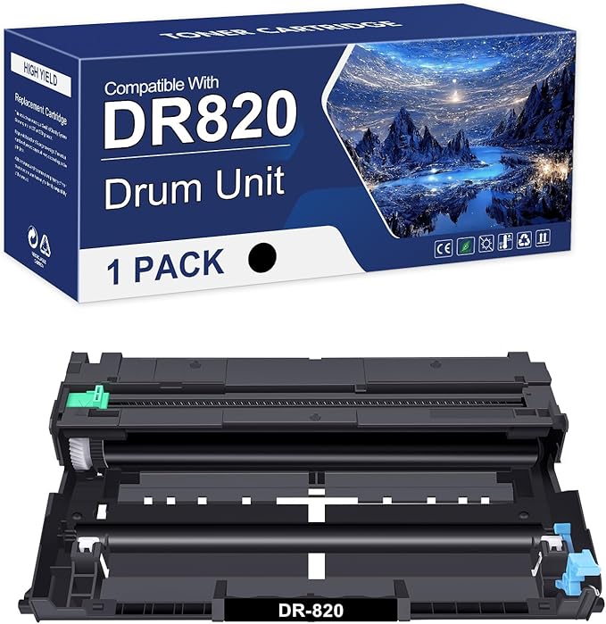 Toner Bank Compatible Unit Replacement for Brother DR820 DR-820 DR 820 Work for Brother HL-L6200DW MFC-L5850DW HLL6200DW MFC-L5900DW MFC-L5700DW HL-L5200DW MFC-L6800DW Printer-1 Pack