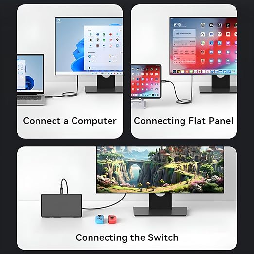 USB C 3.2 Gen 2 Cable, 16.5FT 20Gbps Type C 4K@60Hz UHD Video 5A/240W PD3.1 Fast Charge Compatible with Thunderbolt 3/4 for Phone 15Pro MacBook Monitor 5M