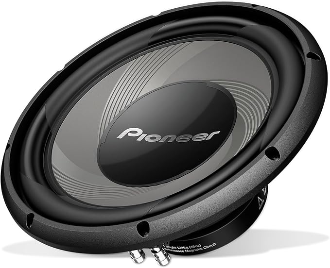 Pioneer A-Series TS-A120S4E 12” Subwoofer – 1400W Max, Sealed or Ported Enclosure Compatible, Strong Bass