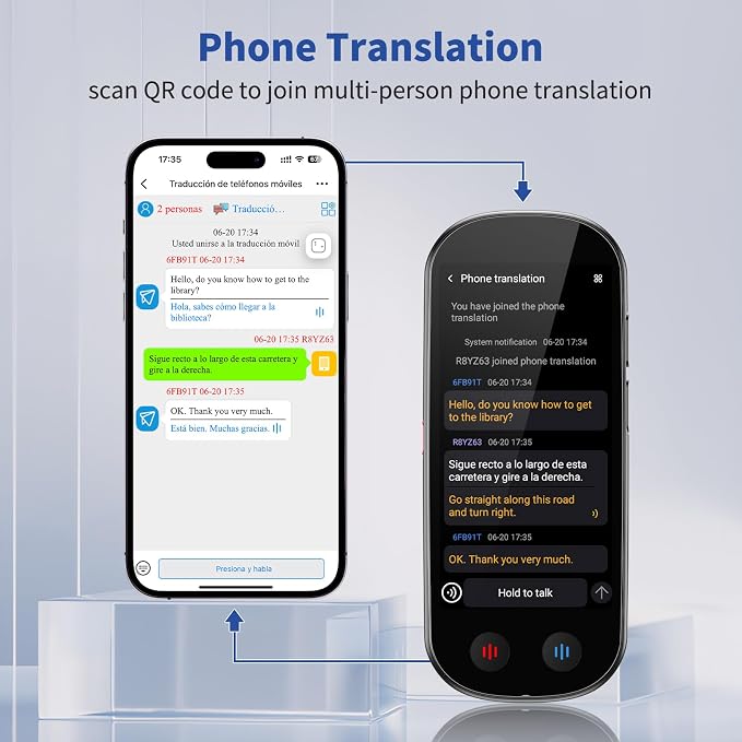 Language Translator Device No WiFi Needed, Upgraded ChatGPT Ai Translator, 150+ Languages Instant Two Way Translator Device, Offline/Recording/Photo/Voice Translation Real Time for Business Learning