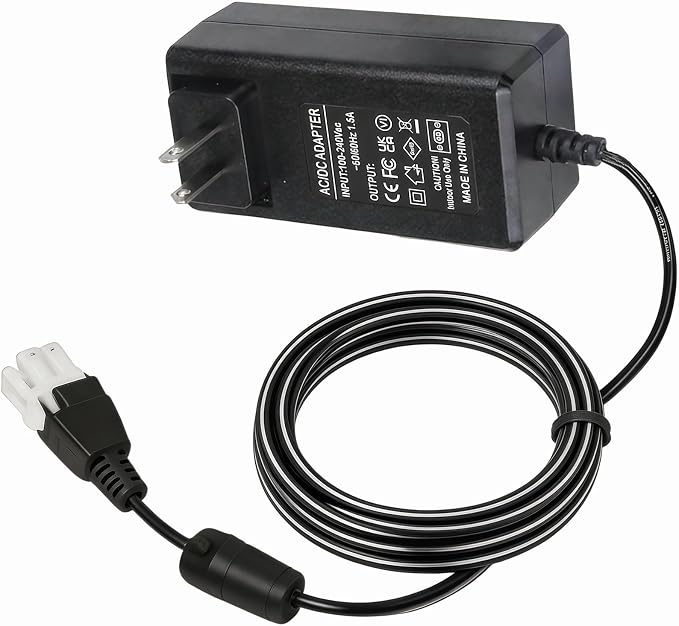29V Adjustable Desk Power Cord Compatible with Claiks P1.01.001 P101001 40" 48" 55" 63" Height Adjustable Stand Up Desk, Replacement for YH-K290018-C Adapter Charger Cord