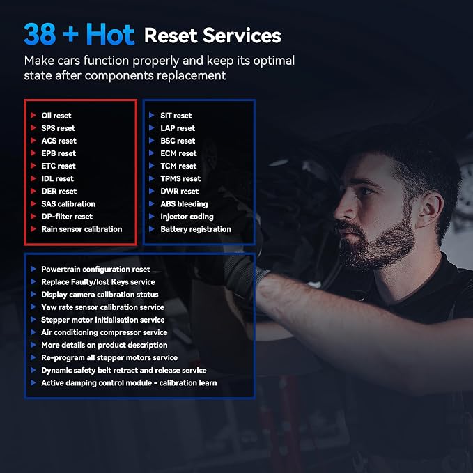 iCarsoft LR V3.0 2026 Version Bidirectional OBD2 Scanner for Most Land Rover/Jaguar from 1996-2023 Full Systems 37 Service Diagnostic Scan Tool Graphic Data Car Code Reader with Lifetime Free Update