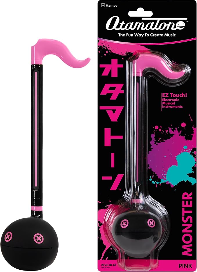 Otamatone Monster Electronic Portable Music Instrument / Synthesizer Toy from Japan by Maywa Denki (Officially Licensed) [English Instructions] - Pink