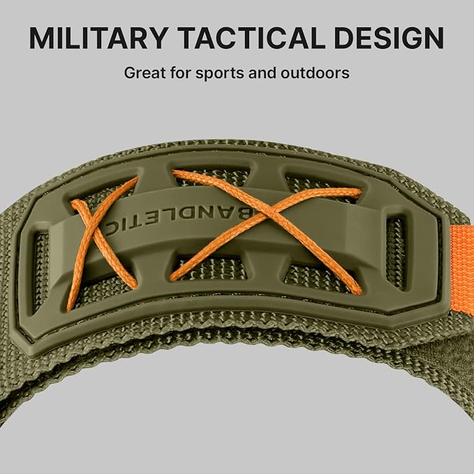Bandletic Compatible with Garmin Tactix Delta Watch Band - 26mm Quick Fit Nylon Strap Replacement for Fenix 8 51mm 7X 6X Pro/5X Plus/3 HR/Instinct 2X Solar 3 50mm/Enduro/Epix Pro 2/Quatix 8 51mm 7x 6x