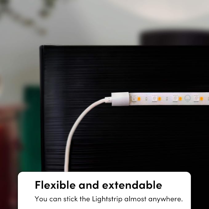 LIFX Lightstrip Bundle - with 120" Smart LED Lightstrip and 2 40" Extensions, Multicolor, 3 Piece Set