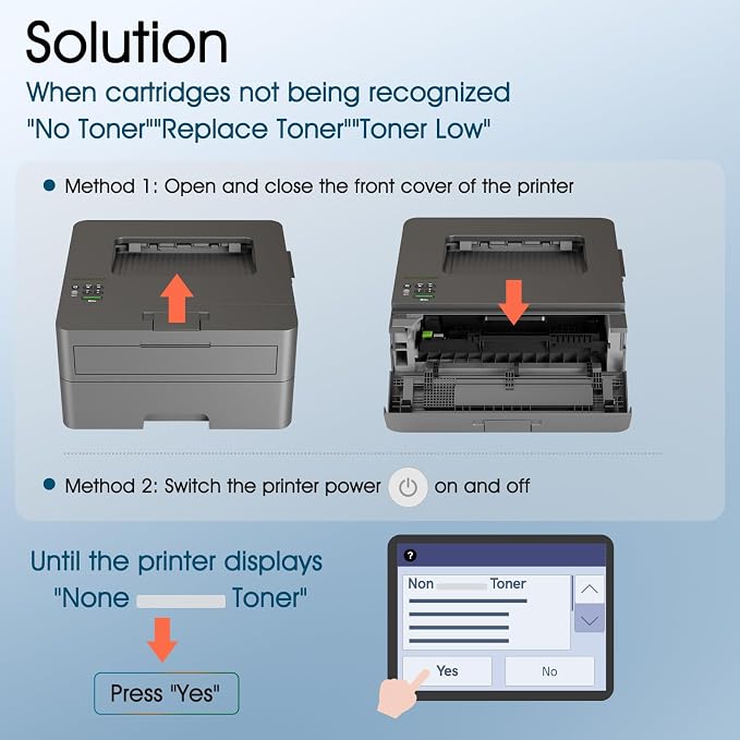 TN830 TN830XL 830XL Toner for Brother Printer TN 830 XL TN830 XL/V/R Replacement for Brother TN-830 TN-830XL Cartridge DCP-L2640DW HL-L2460DW MFC-L2820DW HL-L2405W HL-L2400D High Yield 4 Pack Black