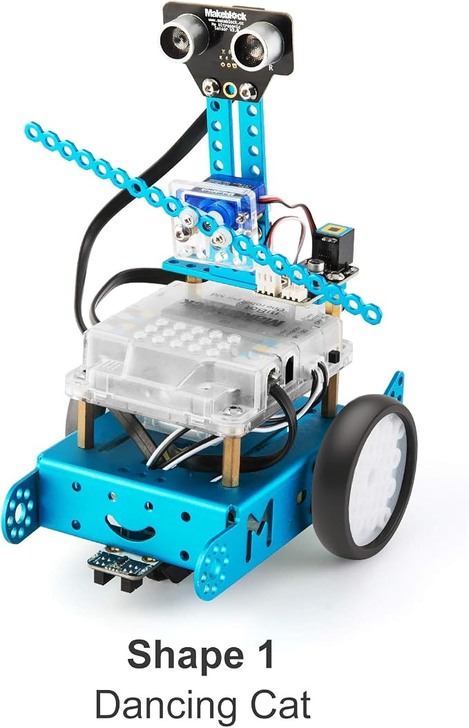 Makeblock Bundle of Pink mBot Robot Kit + Servo Pack Robot Add-on Pack